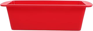 VICASKY Silicone Bread Loaf Pan Non-stick Rectangular Toast Baking Mold Reusable Red Household Cake Mold for Home Baking