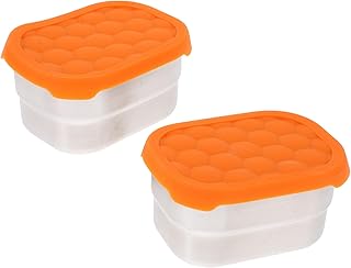 Garneck 2pcs 230ml Rectangular Airtight Stainless Steel Food Storage Containers Refrigerator and Freezer Safe Kitchen Containers for Meal Prep and Lunch