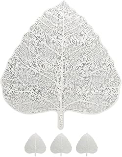 Gatuida 4pcs Stainless Steel 304 Leaf Shape Tea Filter Strainer Set Fine Mesh Tea Infusers for Loose Leaf Silver Kongfu Accessories for Home and Use