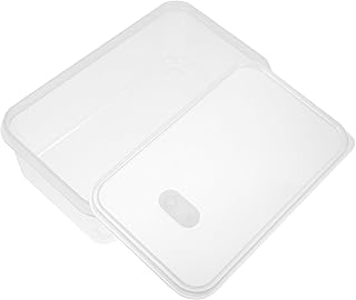 Large Capacity Fridge Food Box Airtight Bread Storage Container for Kitchen Fresh Keep, Reusable Plastic Toast Storage Holder, Single Pack