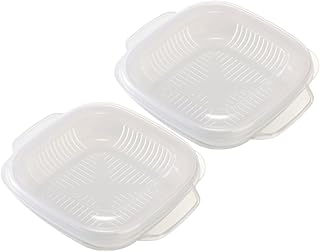 Luxshiny 2 Pcs 340ml Food Storage Containers Leak-proof Pp Fresh-keeping Lunch Boxes Portable Meal Prep Containers for Office and Microwave Use