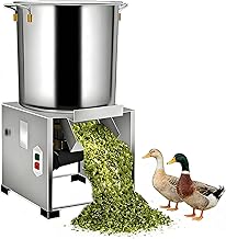 1800W Electric Poultry Food Processor, Commercial Animal Vegetable Chopper with Large Diameter Feed Inlet, 3500 RPM Stainless Steel Grinder, 50–120kg/h Output, for Farm, Livestock Breeding