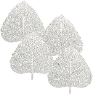 4pcs Stainless Steel Tea Infuser Set Leaf-shaped Fine Mesh Tea Strainer for Sturdy 304 Stainless Steel Accessories