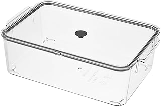 Airtight Food Storage Container Lunch Box with Lid, Large 34x17x10cm Insulated Fridge Organizer for Adults, Sturdy Meal Prep and Salad Keeper