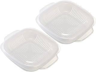 2 Pcs 340ml Leak-proof Fresh-keeping Lunchbox Food Storage Containers Pp Plastic Microwave and Freezer Safe Meal Prep Boxes for Office and Travel